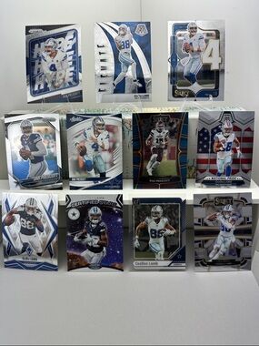 Dak Prescott/CeeDee Lamb Cowboys 11 card lot
